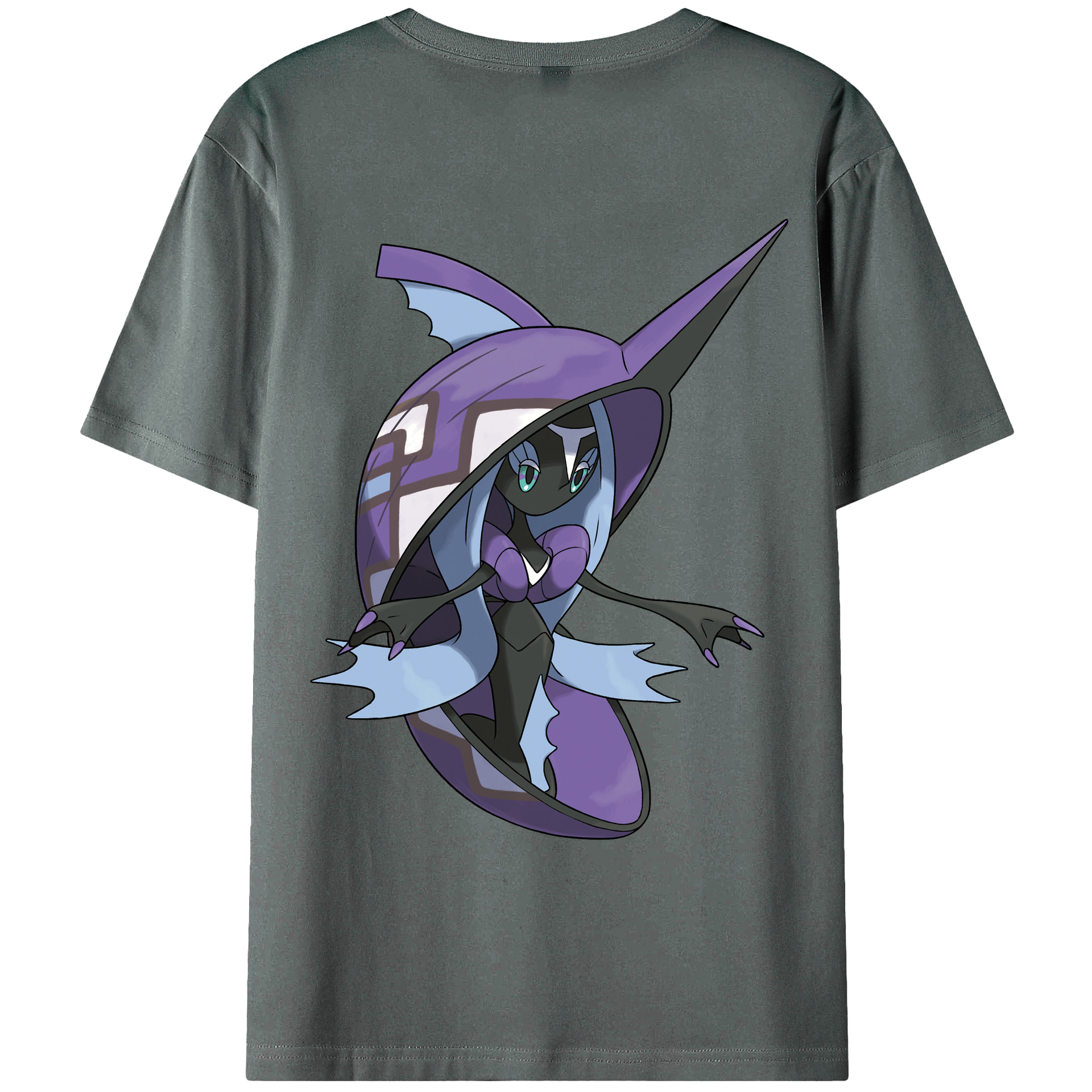 （画像用） ポケットモンスター Pokémon 綿100％ メンズ半袖Tシャツ（バックプリント） 通気性